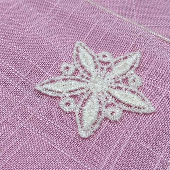 Pink Placemat & Napkin Set Fashion Manor JCPenneys NIB 1960s NOS 8 Piece VTG USA - Picture 6 of 7